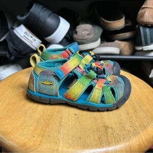 Keen Newport tie dye blue sandals